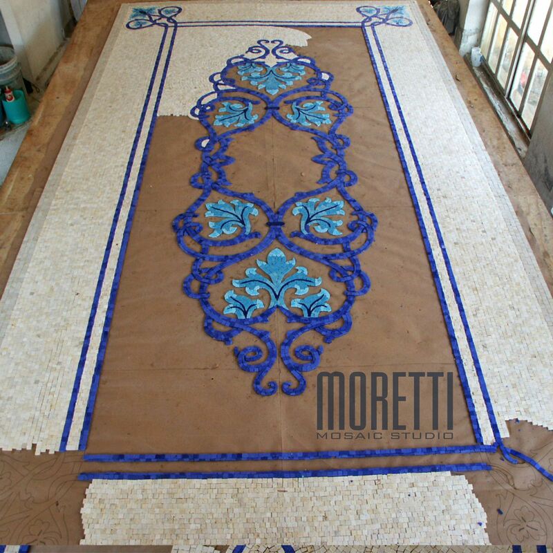 -     Hand made marble and glass production.